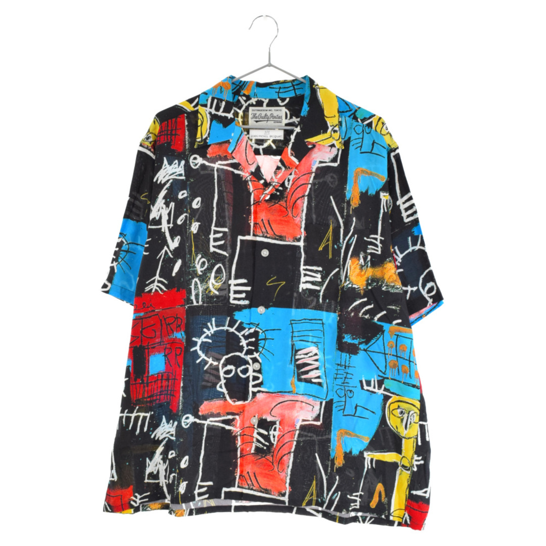 WACKO MARIA ワコマリア ×JEAN-MICHEL BASQUIAT HAWAIIAN SHIRT ジャン ミシェル バスキア アロハシャツ 半袖シャツ マルチ