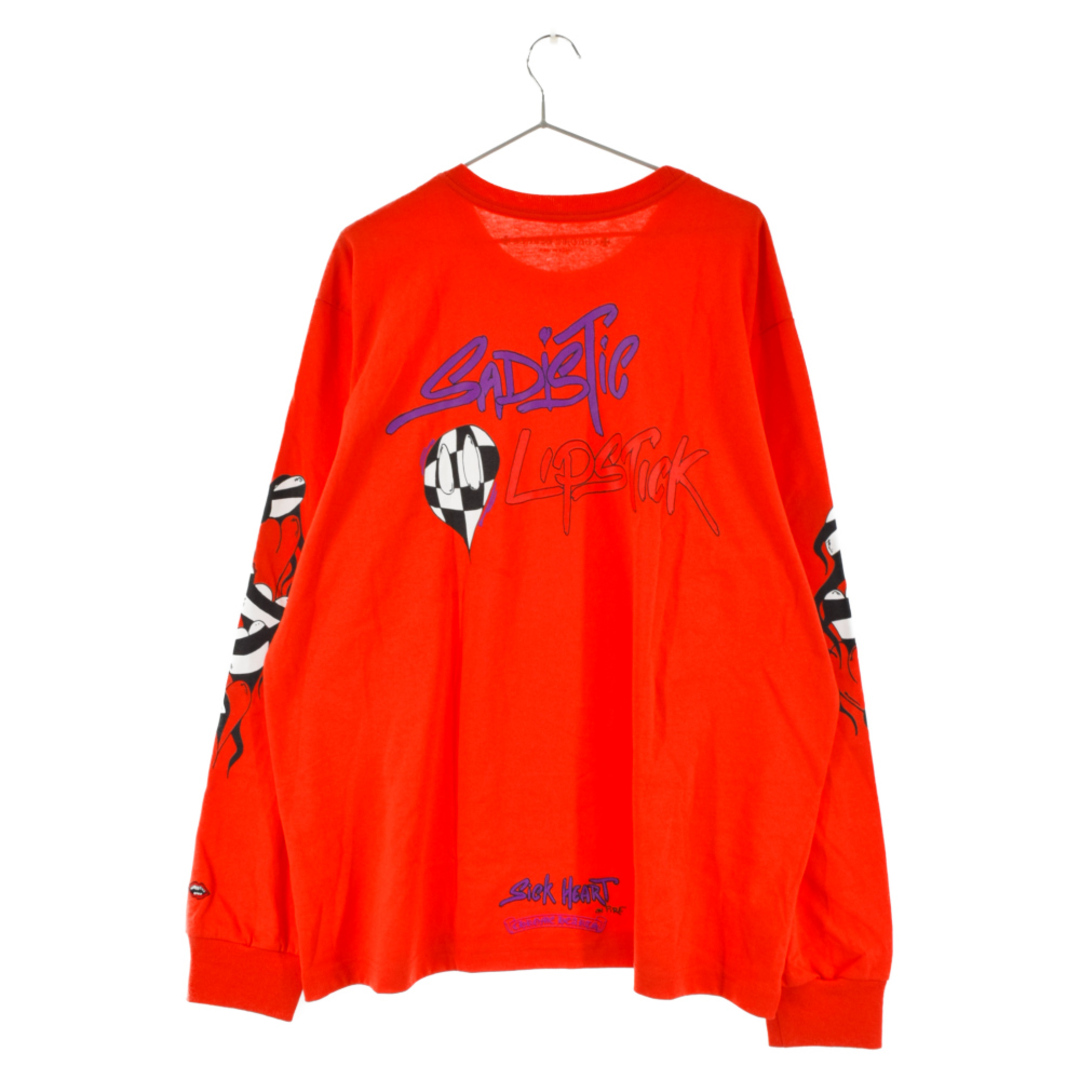 CHROME HEARTS クロムハーツ PPO U MATTY RED LTD MATTY BOY マッティボーイチョンパープリント長袖Tシャツ カットソー レッド