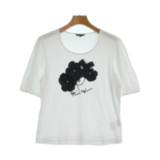 トゥービーシック(TO BE CHIC)のTO BE CHIC Tシャツ・カットソー 40(M位) 白 【古着】【中古】(カットソー(半袖/袖なし))