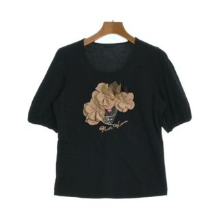 トゥービーシック(TO BE CHIC)のTO BE CHIC Tシャツ・カットソー 40(M位) 黒 【古着】【中古】(カットソー(半袖/袖なし))