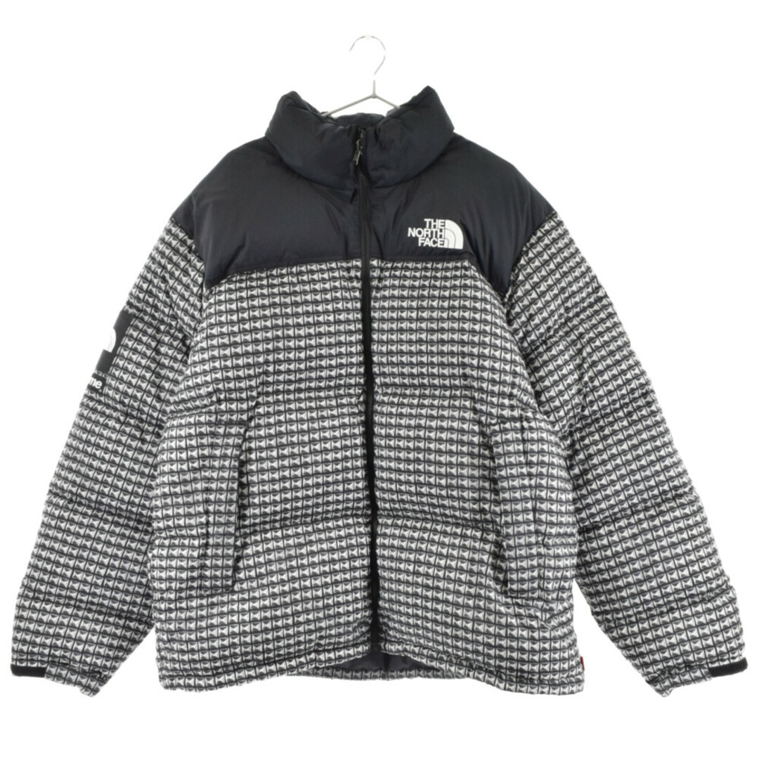 SUPREME シュプリーム 21SS×THE NORTH FACE Studded Nuptse Jacket ND42100I ノースフェイス スタッズ デザイン ヌプシ ダウンジャケット ブラック