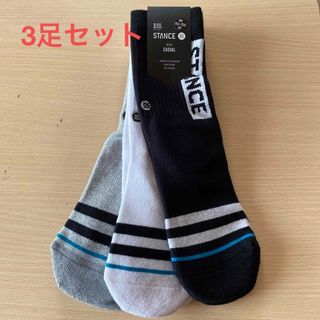 スタンス(STANCE)の新品未開封　スタンス　STANCE キッズ　靴下 3足組み　19.5〜23cm(靴下/タイツ)