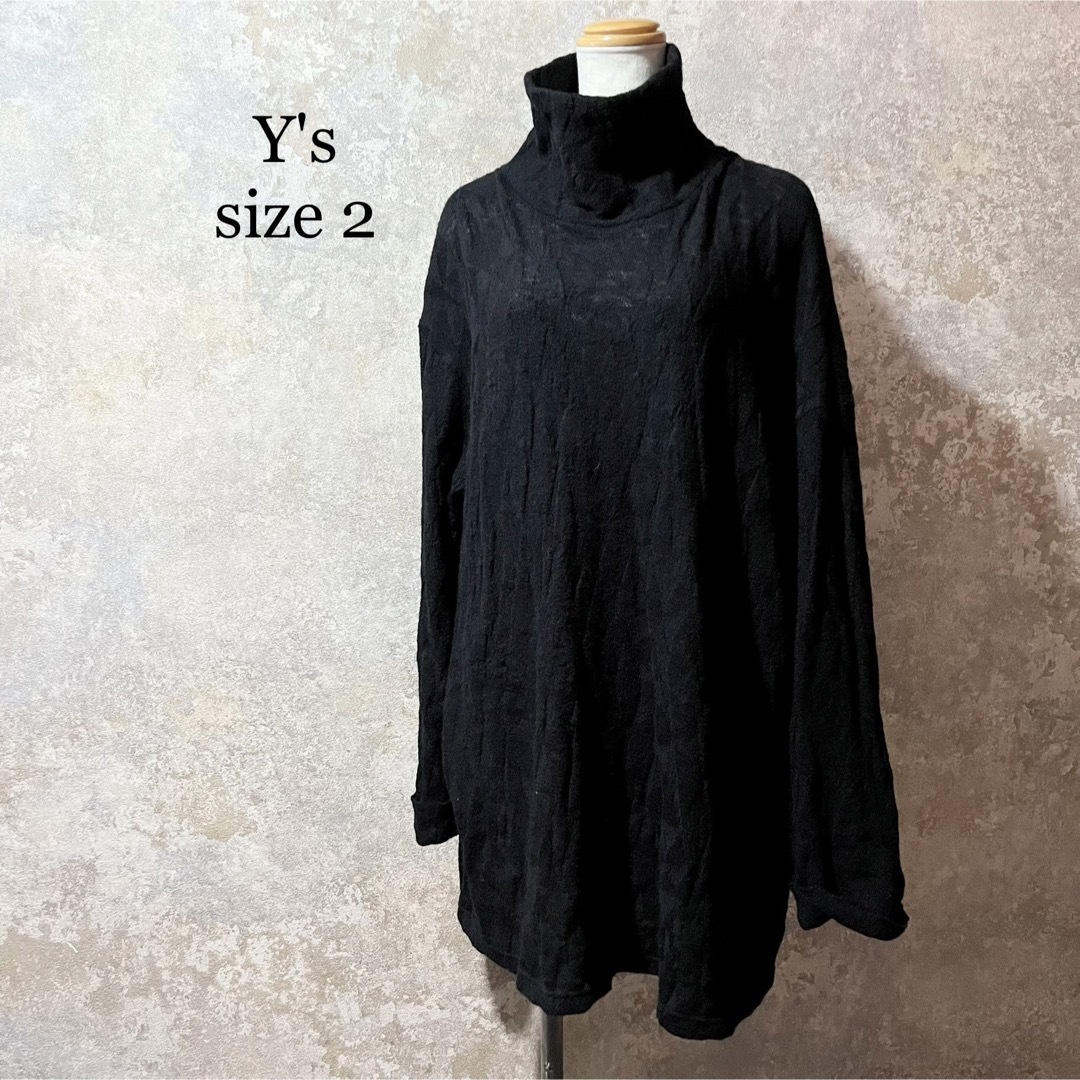 Y's(ワイズ)のY's ワイズ ハイネック ニット カットソー レディースのトップス(カットソー(長袖/七分))の商品写真