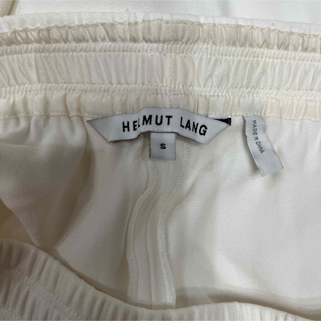 HELMUT LANG(ヘルムートラング)のワイドパンツ　ホワイト レディースのパンツ(その他)の商品写真