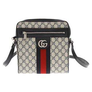 グッチ(Gucci)のGUCCI グッチ オフィディア GG スモール メッセンジャーバッグ ベージュ/ネイビー 547926(その他)