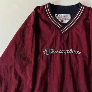 Champion - 【人気定番】チャンピオン 刺繍ロゴ入りナイロンジャケット ...