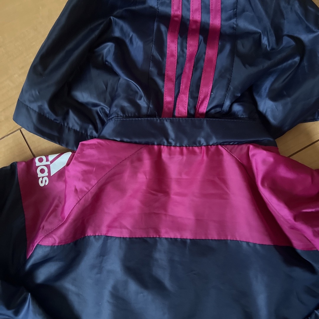 adidas(アディダス)のadidas裏起毛ジャケット120 キッズ/ベビー/マタニティのキッズ服男の子用(90cm~)(ジャケット/上着)の商品写真