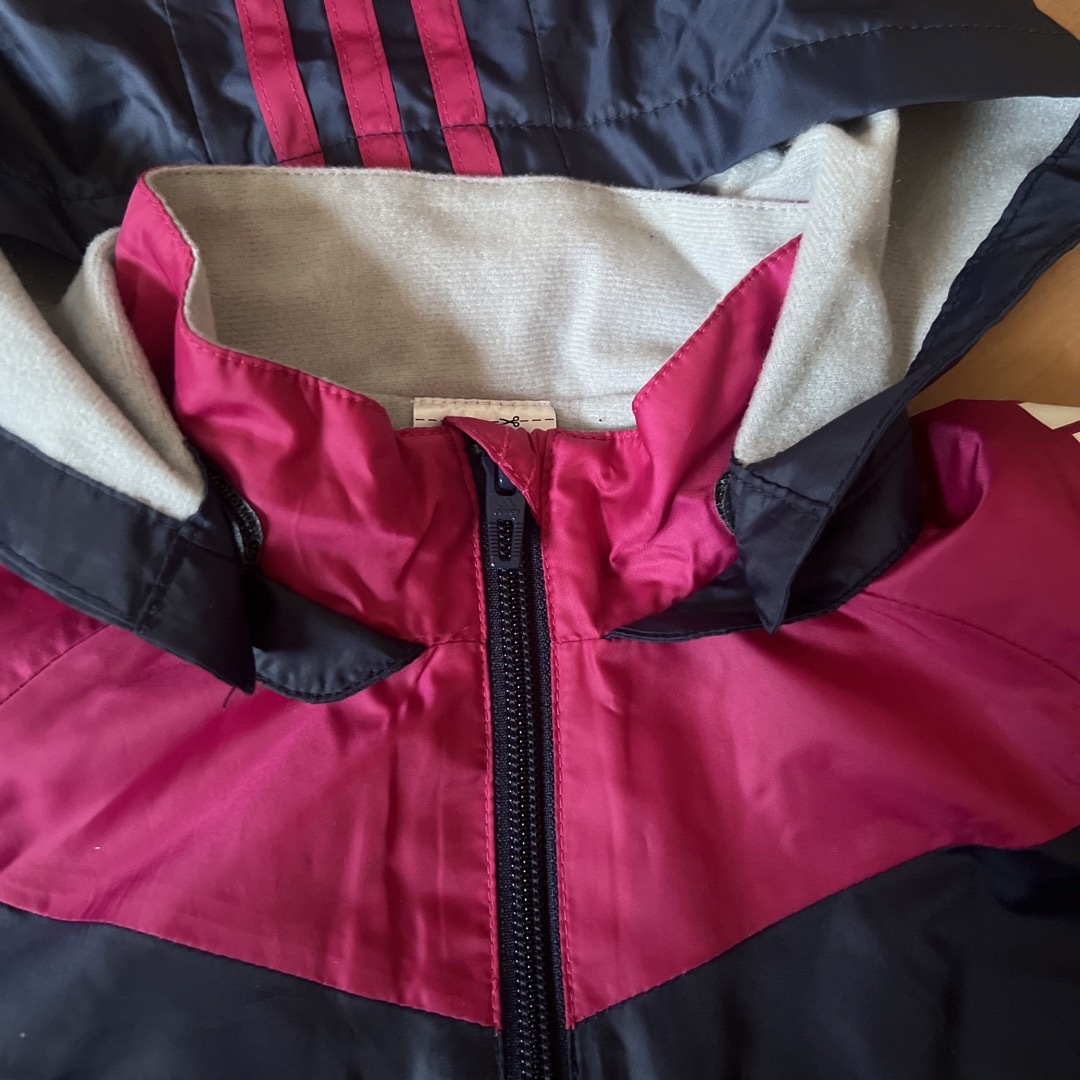 adidas(アディダス)のadidas裏起毛ジャケット120 キッズ/ベビー/マタニティのキッズ服男の子用(90cm~)(ジャケット/上着)の商品写真