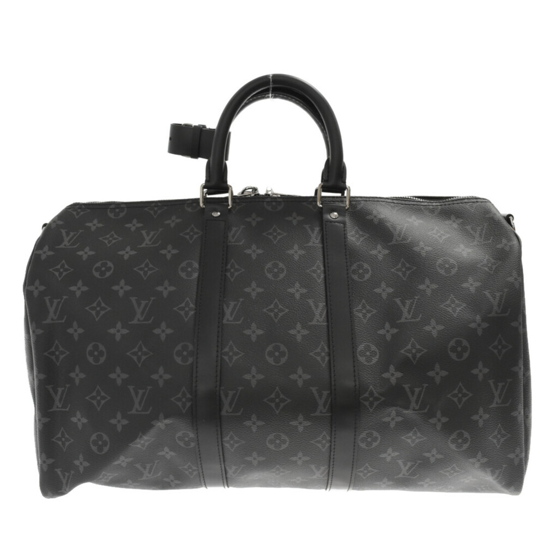 LOUIS VUITTON ルイヴィトン モノグラム エクリプス キーポル バンドリエール 45 ボストンバッグ 旅行バッグ カバン ブラック M40569