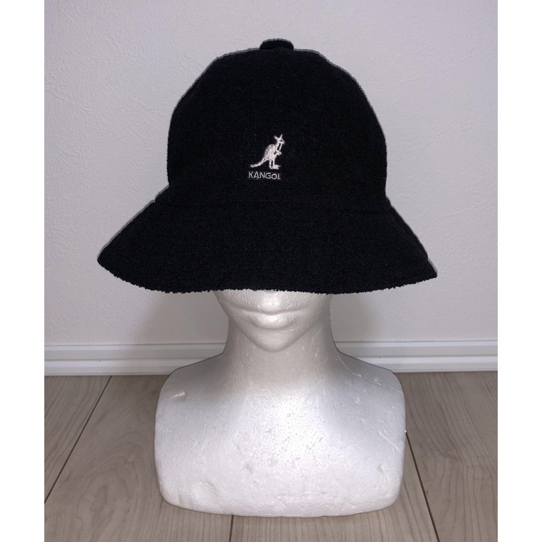 KANGOL(カンゴール)のL 美品 KANGOL メトロハット バケットハット カンゴール 黒 ブラック メンズの帽子(ハット)の商品写真