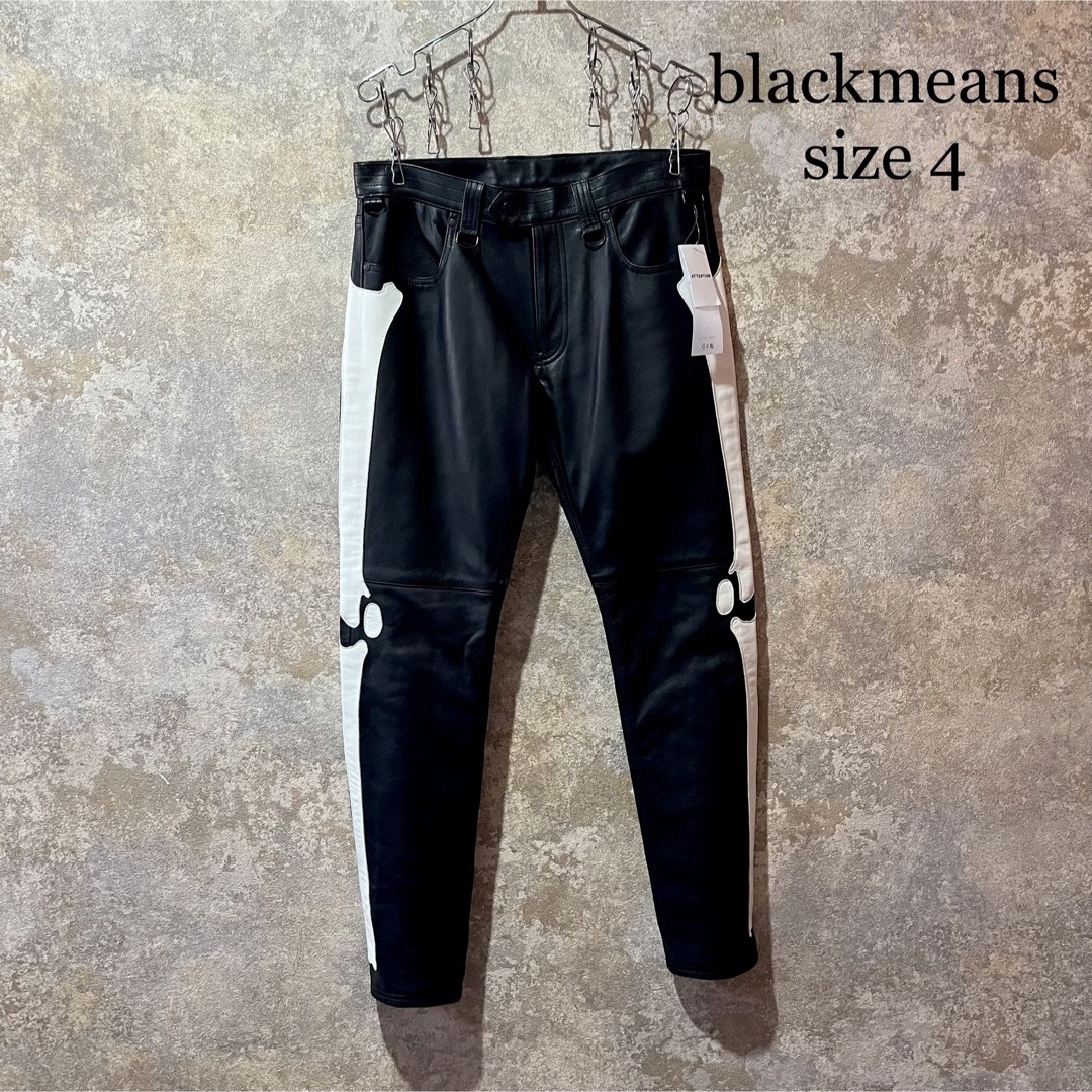 UNDERCOVER - タグ付き極美品 blackmeans ブラックミーンズ レザー