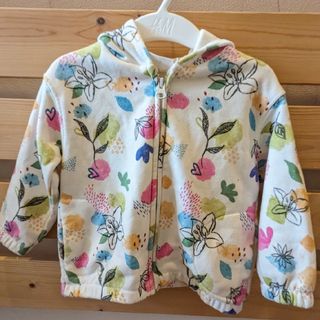 ザラキッズ(ZARA KIDS)のカラフルおしゃれ花柄パーカー86cm(ジャケット/コート)