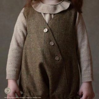 キャラメルベビー&チャイルド(Caramel baby&child )のpopelin モデル着用コーディネートセット 18-24M 2023AW(ロンパース)