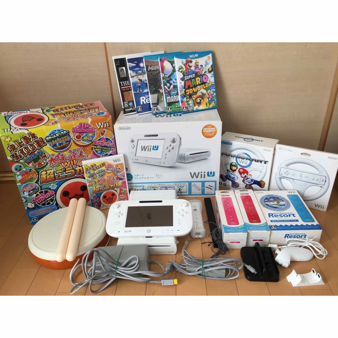 Nintendo Wii セット　太鼓の達人セット　マリオカートセット　ソフト