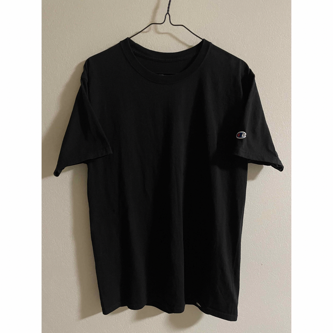 Champion(チャンピオン)のチャンピオン　Tシャツ ブラック　Mサイズ レディースのトップス(Tシャツ(半袖/袖なし))の商品写真