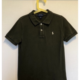 ポロラルフローレン(POLO RALPH LAUREN)のポロラルフローレン　コットンメッシュポロシャツ　グリーン　サイズ6(120cm)(Tシャツ/カットソー)