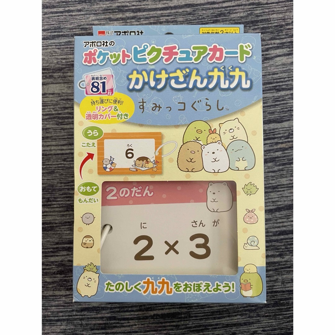 Apollo-sha(アポロシャ)の新品 未使用 ポケットピクチュア かけざん九九 キッズ/ベビー/マタニティのおもちゃ(知育玩具)の商品写真