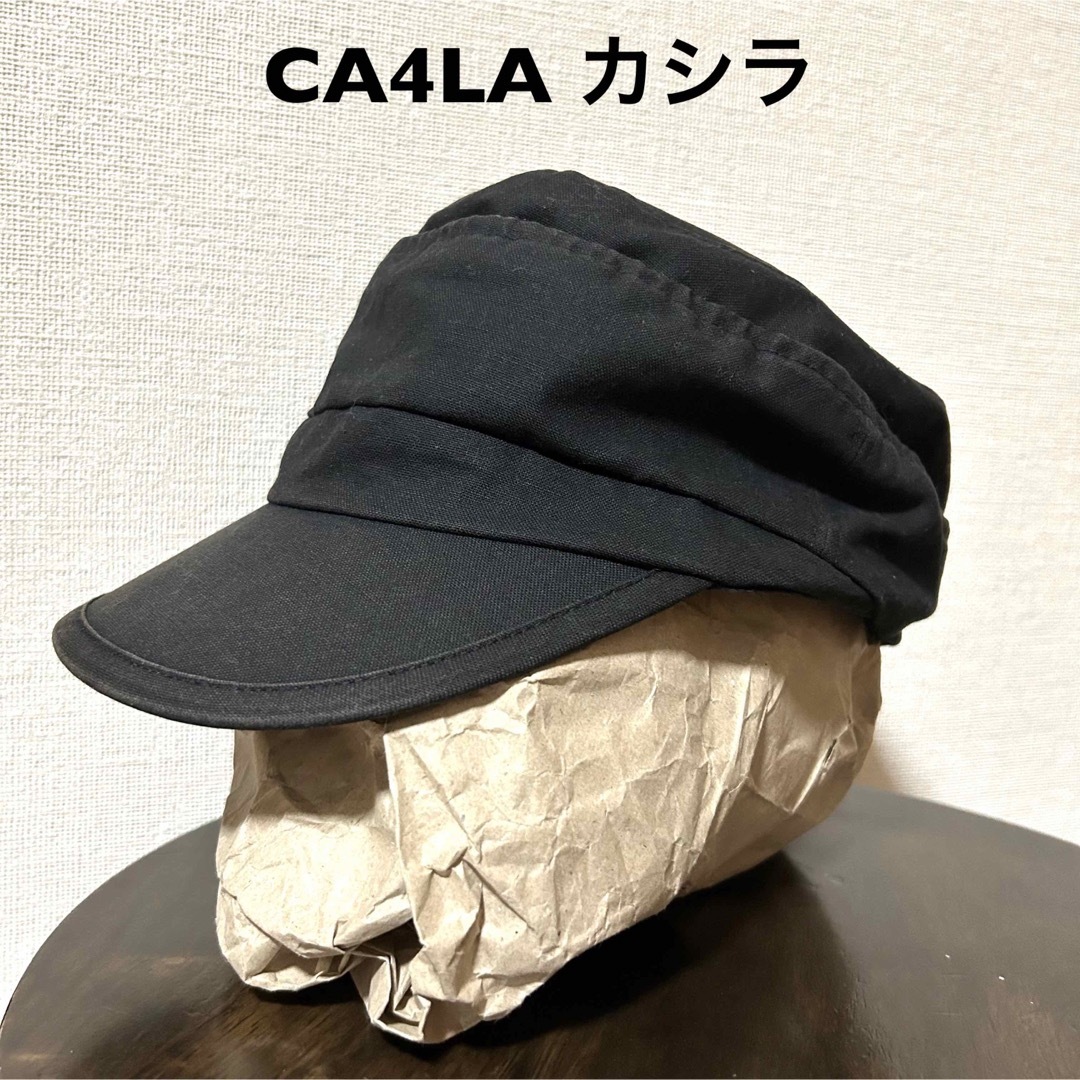 CA4LA - CA4LA カシラ 古着ワークキャップ 黒 日本製 ユニセックスの