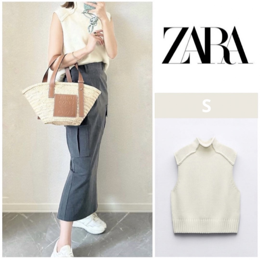 完売品!!【タグ付き新品未使用】ZARA ザラ ビジブルシーム ニット