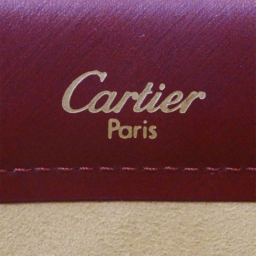 カルティエ Cartier バッグ レディース ブランド トリニティ ハンドバッグ  レザー ボルドー おしゃれ 大人 おでかけ 手提げ コンパクト シンプル 5