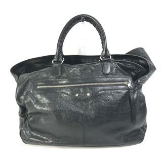 バレンシアガ(Balenciaga)のバレンシアガ BALENCIAGA クラシック ブリッジ 272408 2WAY ハンドバッグ ボストンバッグ 肩掛け ショルダーバッグ レザー ブラック(ショルダーバッグ)