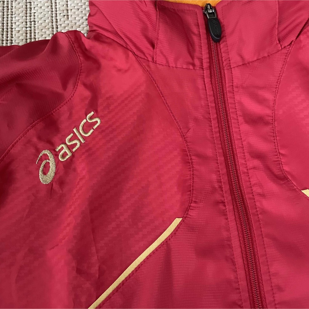 asics(アシックス)の美品　アシックス Jr. ブレーカージャケット120cm キッズ/ベビー/マタニティのキッズ服男の子用(90cm~)(ジャケット/上着)の商品写真