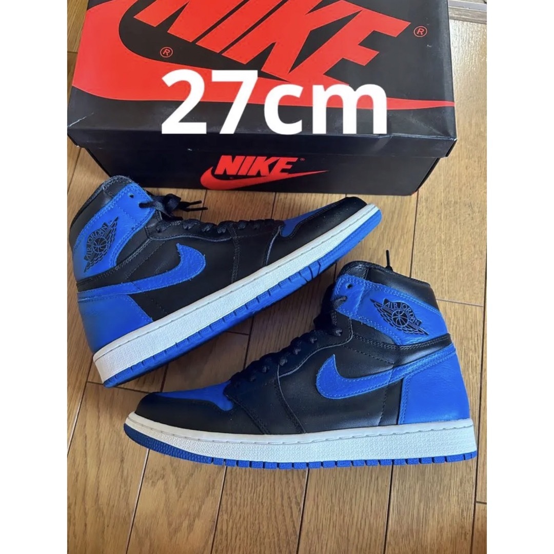 NIKE AIR JORDAN 1 RETORO HI OG ROYAL2017