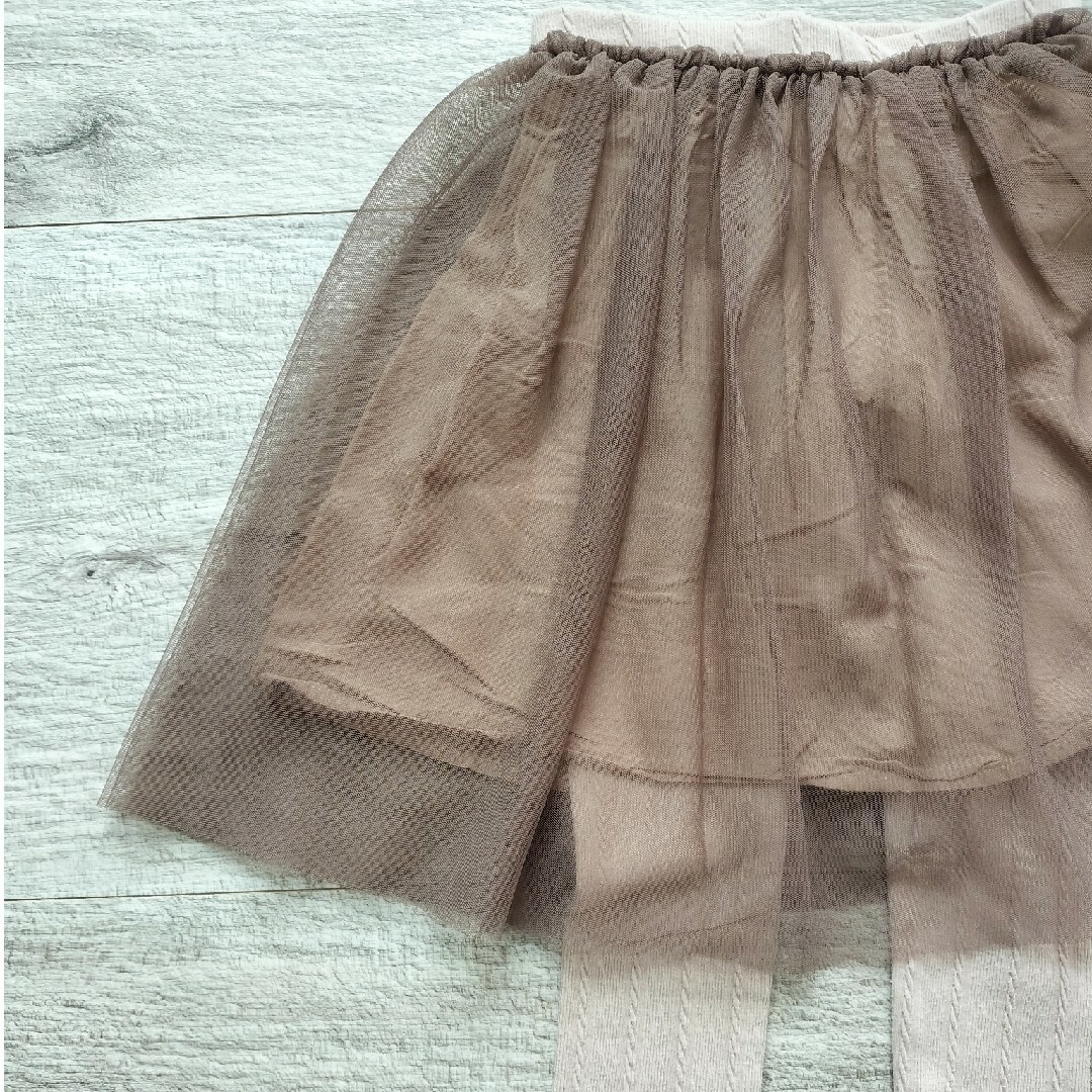 apres les cours(アプレレクール)のapres les coursチュールスカッツ110cm キッズ/ベビー/マタニティのキッズ服女の子用(90cm~)(パンツ/スパッツ)の商品写真