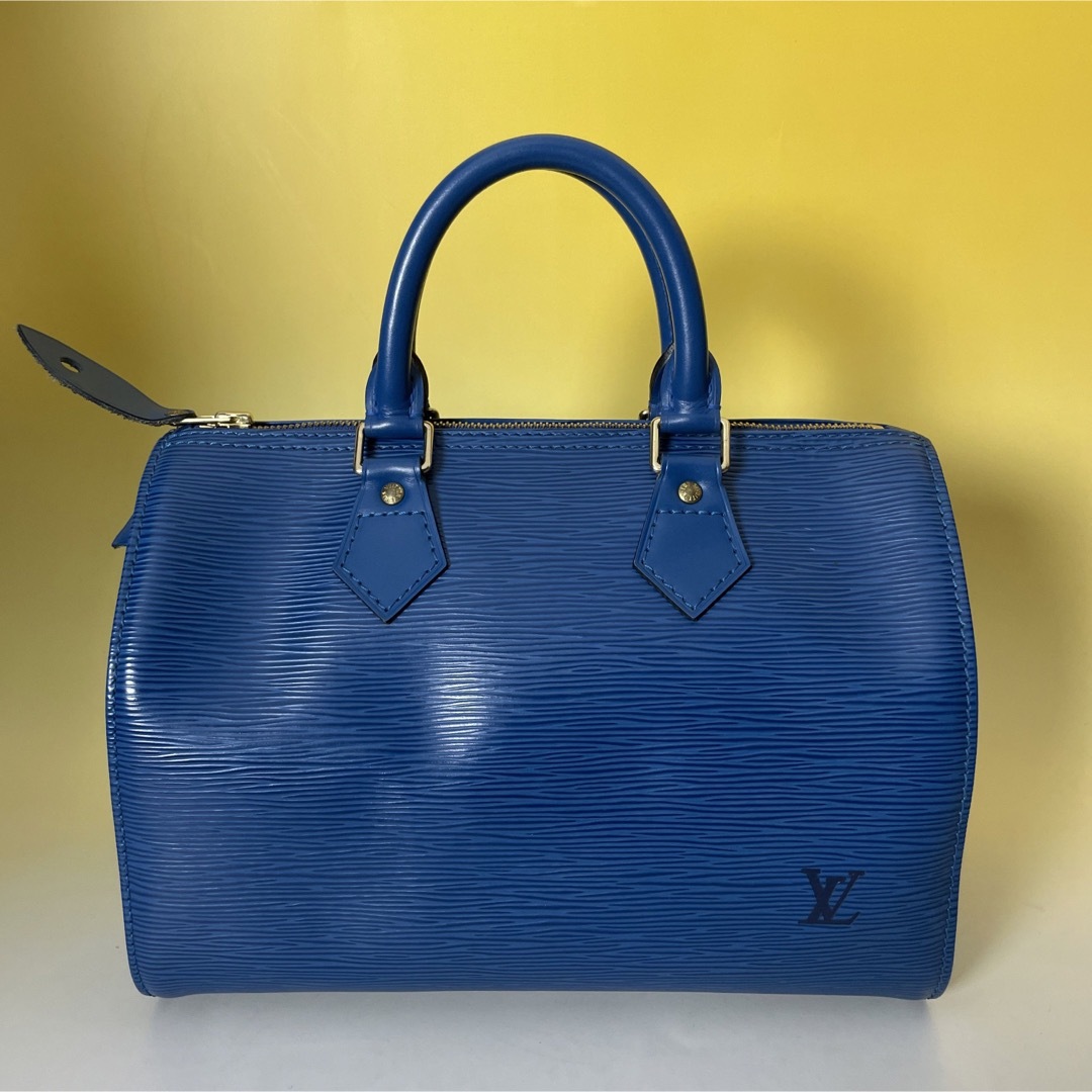 Louis Vuitton 美品 青 エピ スピーディ 25 ハンドバッグ