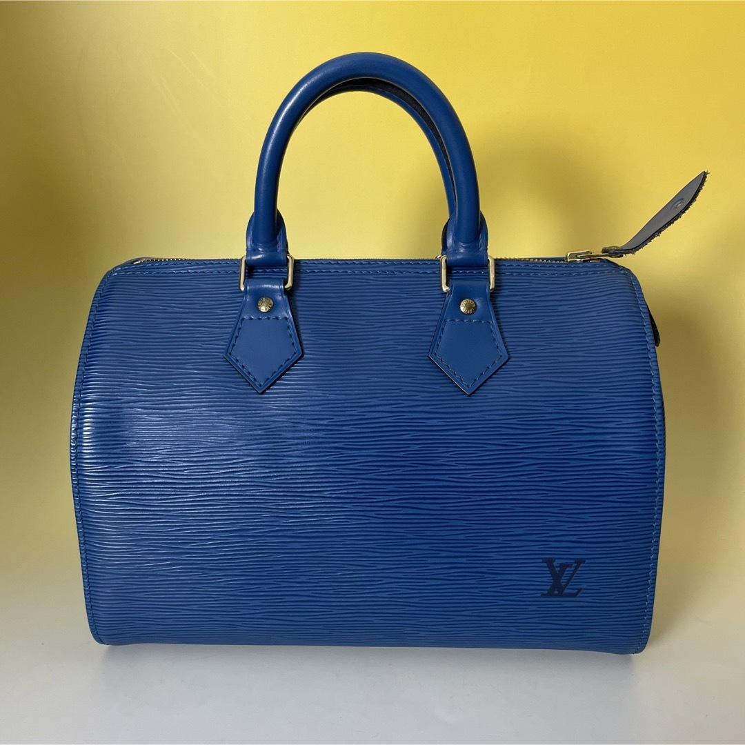 Louis Vuitton 美品 青 エピ スピーディ 25 ハンドバッグ