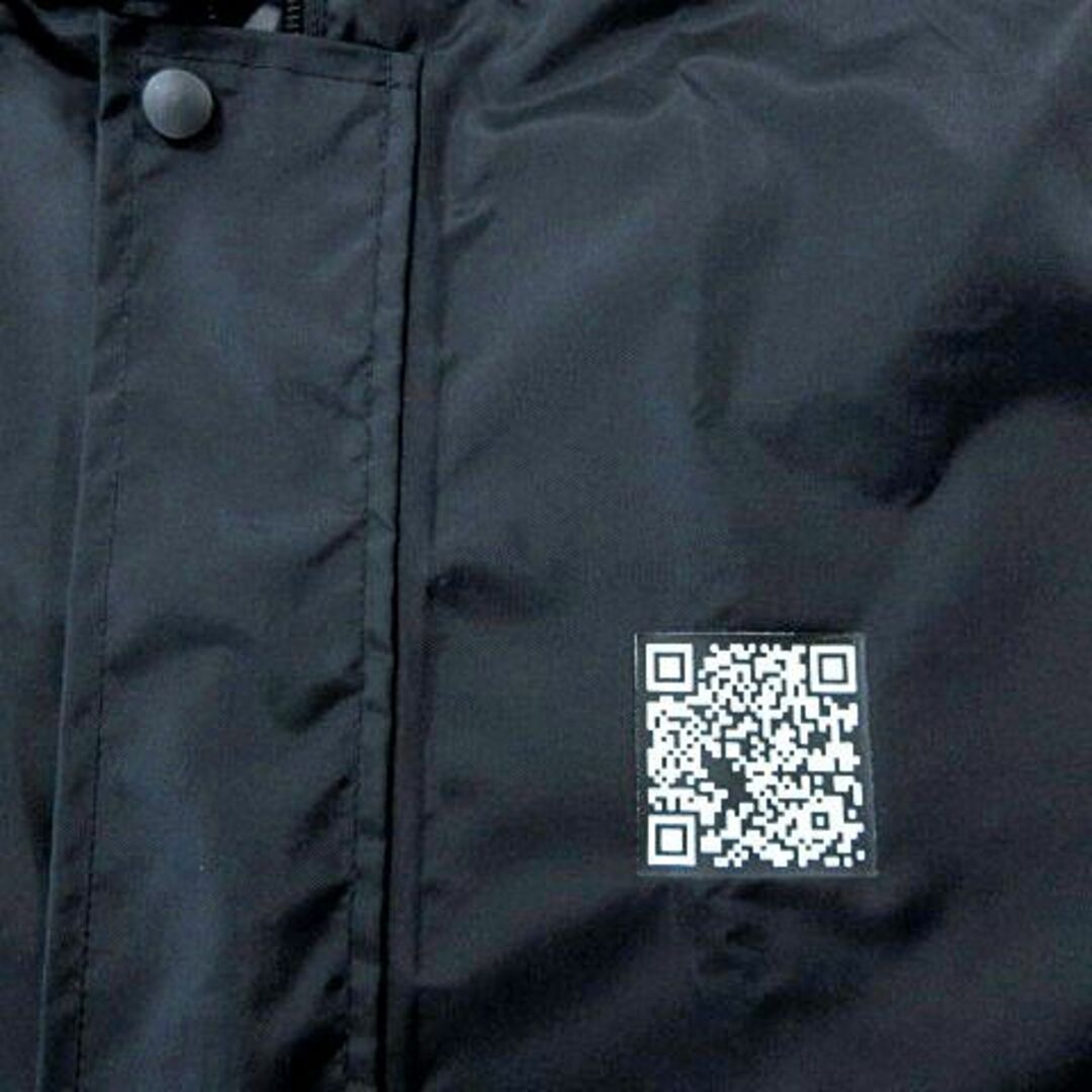 ヴェトモン VETEMENT 19SS QRコード レインコート 黒 ブラックの通販