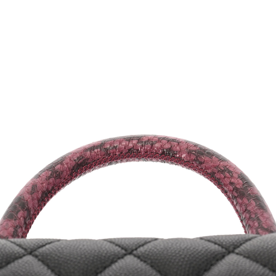 CHANEL - シャネル マトラッセ トップハンドル XS 2WAYバッグ ブラック