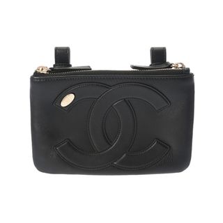 シャネル(CHANEL)のシャネル  ココマーク ウエストバッグ ボディバッグ ブラック(ボディバッグ/ウエストポーチ)