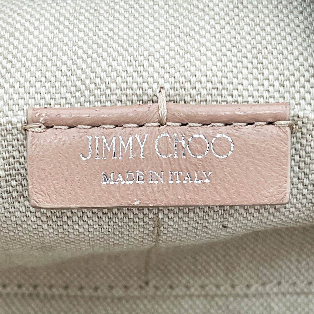 JIMMY CHOO(ジミーチュウ)の☆☆JIMMY CHOO ジミーチュウ ヘリアボーリング 2WAYバッグ ベージュ ショルダーバッグ レディース シルバー金具 布袋有 レディースのバッグ(ショルダーバッグ)の商品写真