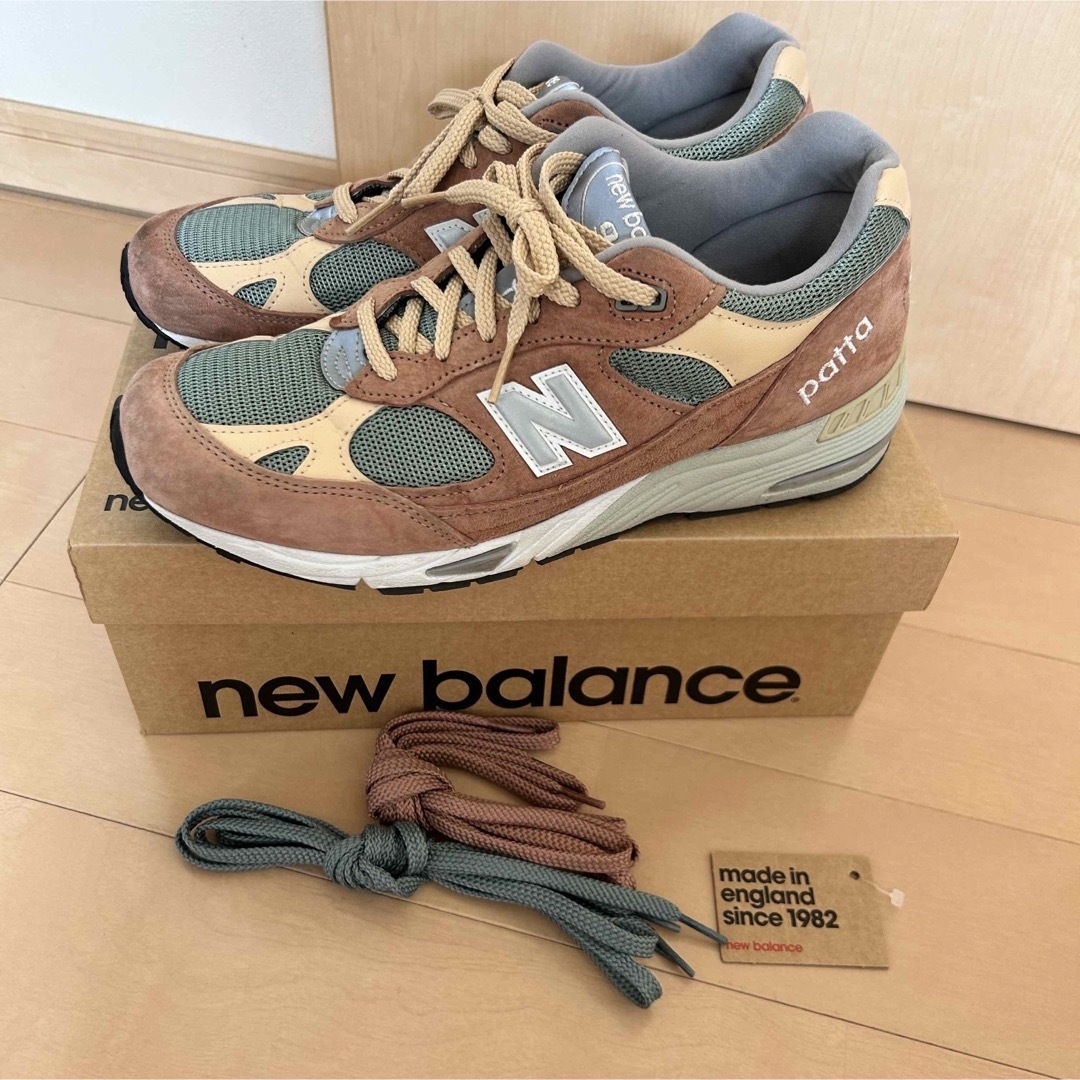 スニーカーpatta newbalance 991 m991pat 26.5