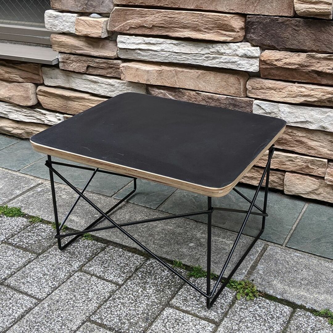 イームズ LTRT テーブル ローテーブル ミニテーブル サイドテーブル 黒/黒