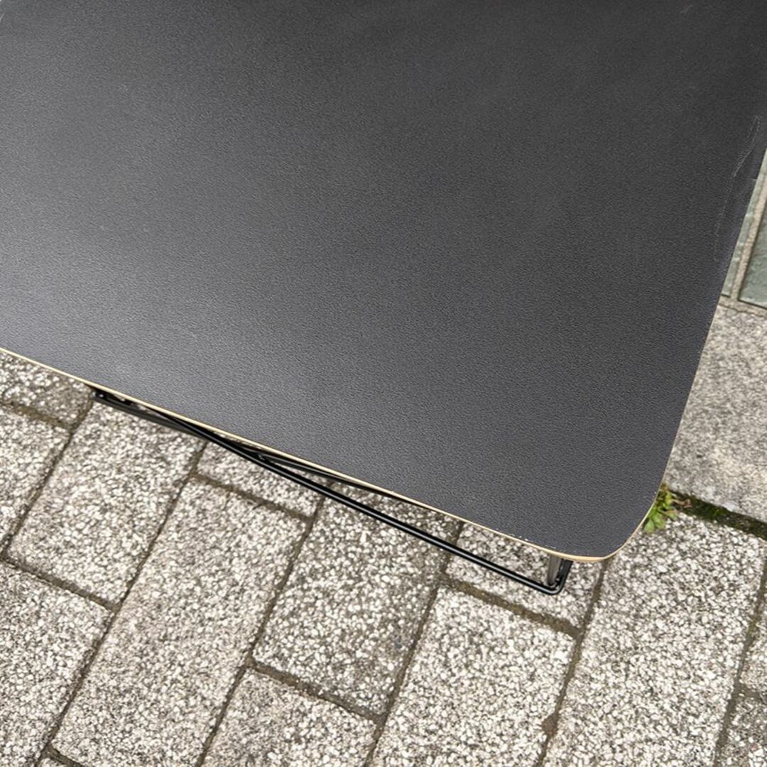 イームズ LTRT テーブル ローテーブル ミニテーブル サイドテーブル 黒/黒 インテリア/住まい/日用品の机/テーブル(ローテーブル)の商品写真
