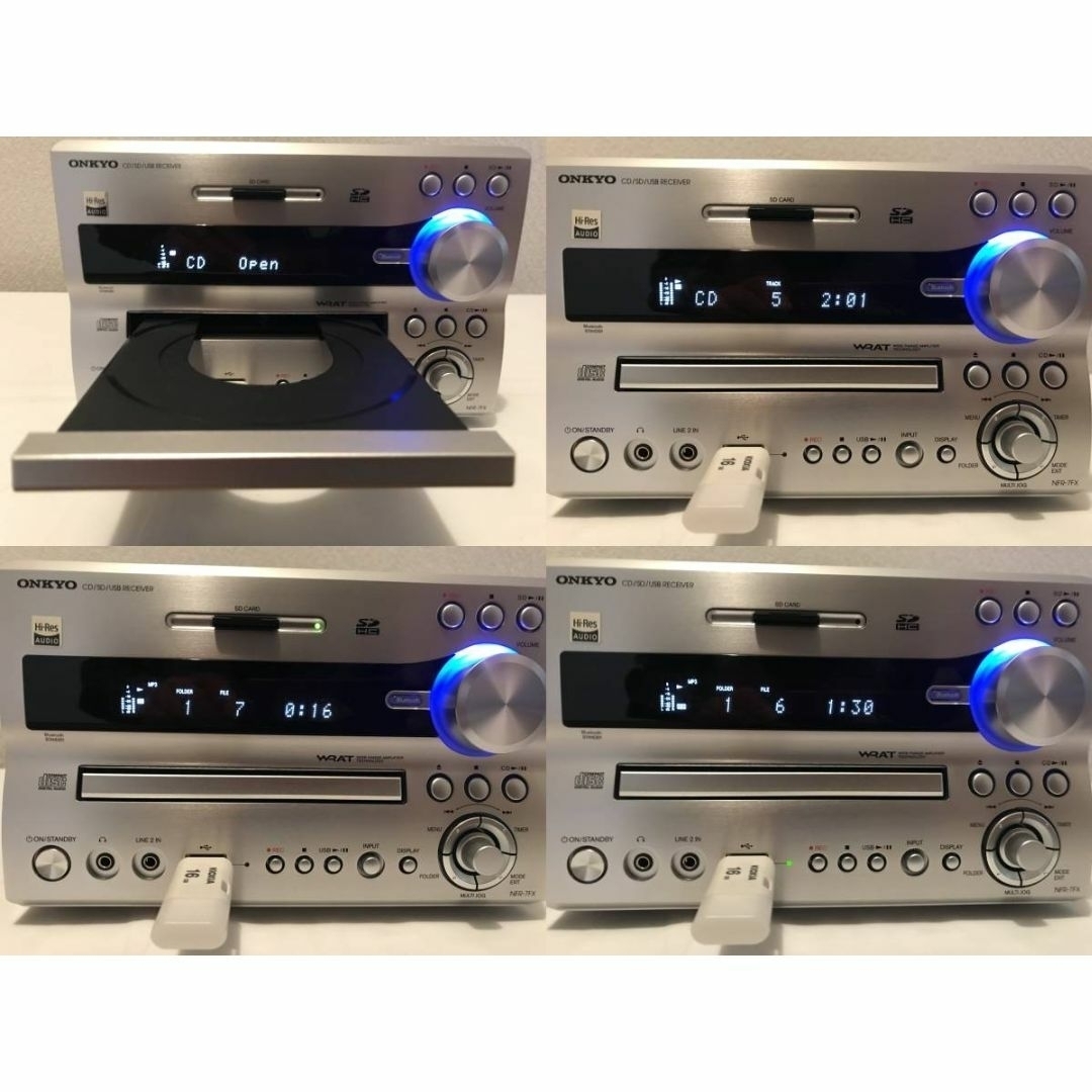 〓ONKYO X-NFR7FX(D) CD/SD/USBレシーバー★新品に近い