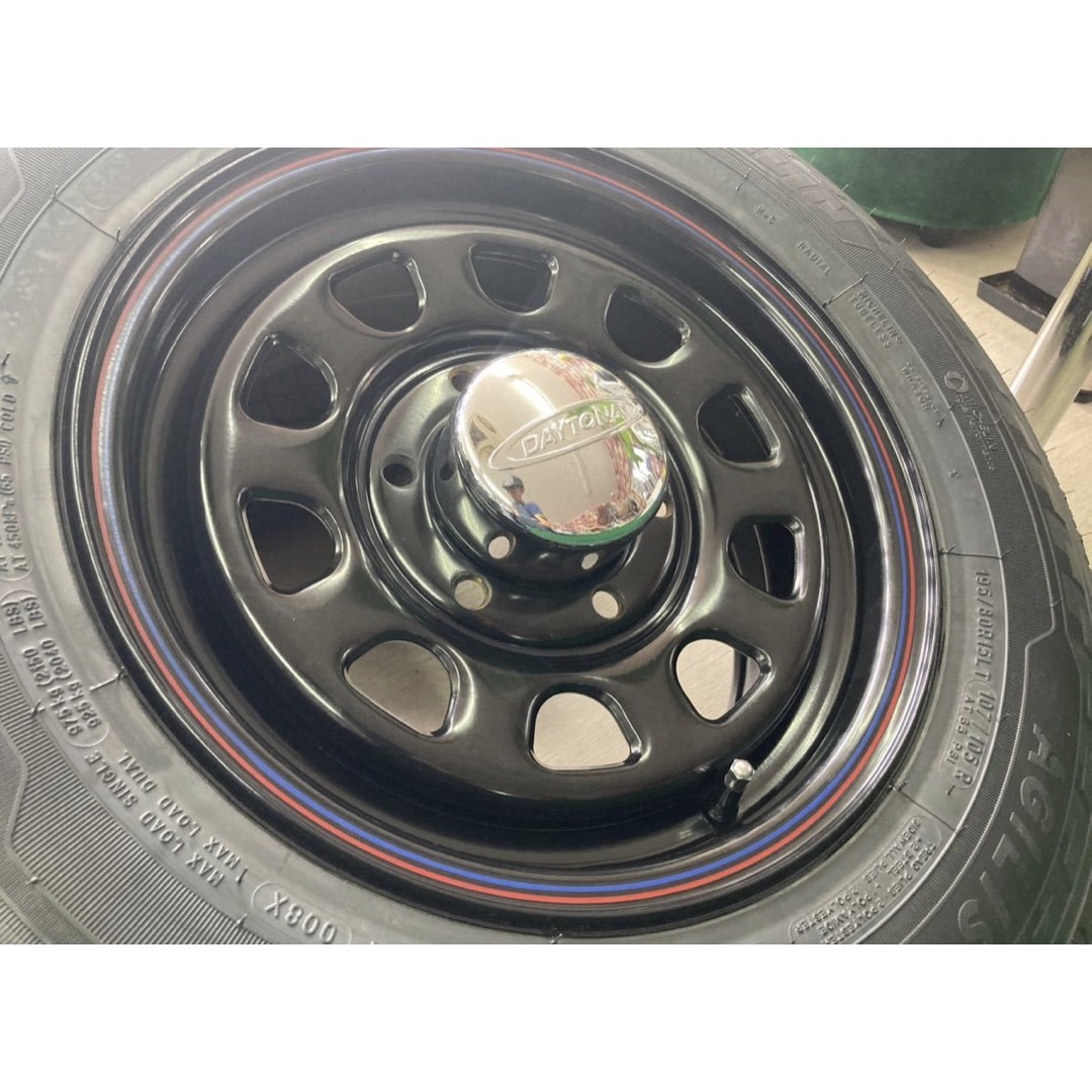 トヨタ - デイトナスチールにミシュラン新品スタッドレス195/80R15