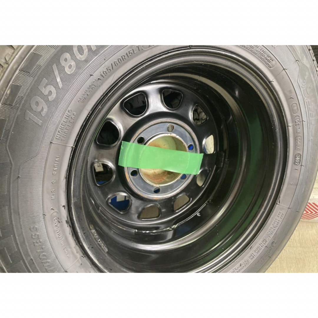 トヨタ - デイトナスチールにミシュラン新品スタッドレス195/80R15