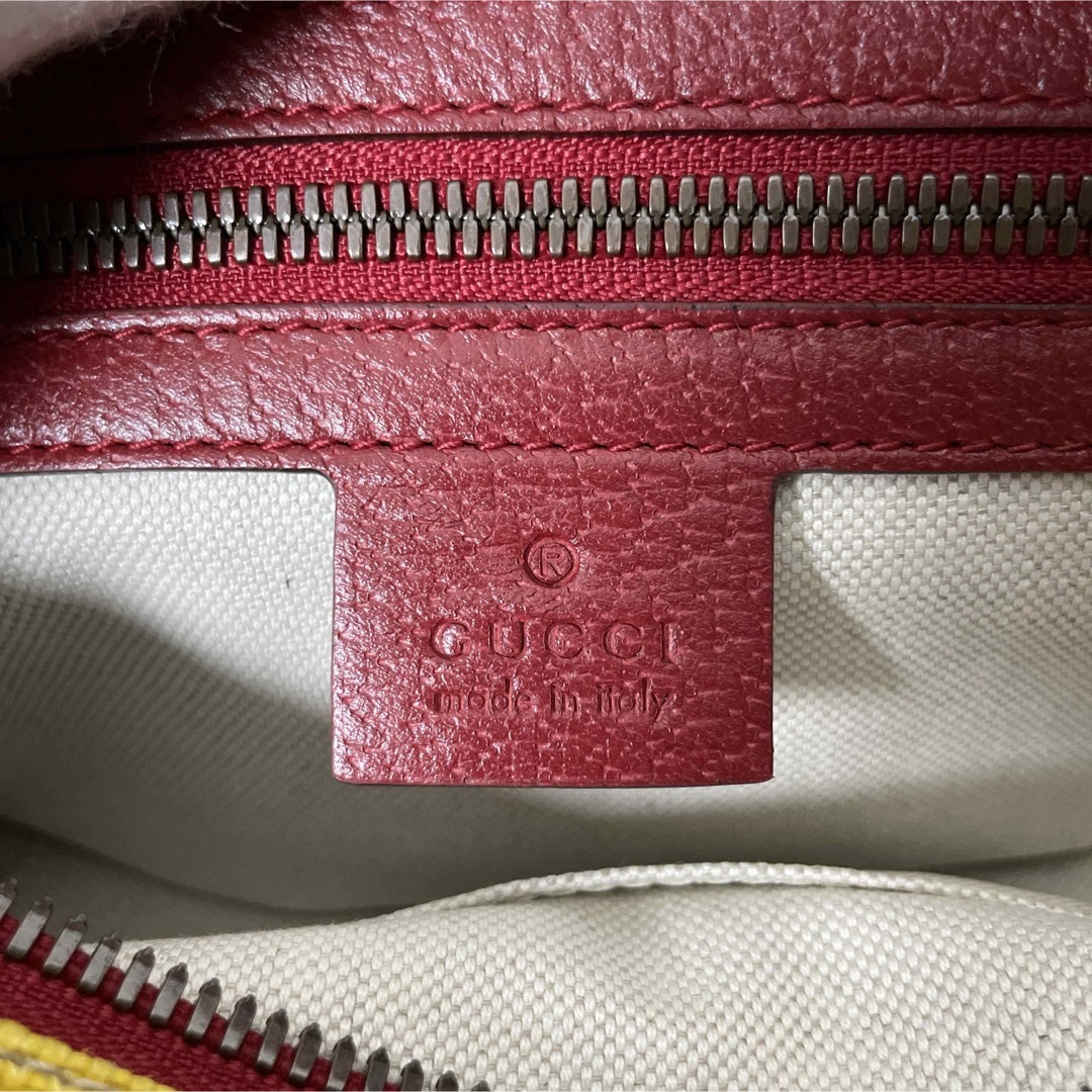 Gucci - Gucci 極美品 バイアデラ ベルトバッグ マルチ キャンバス