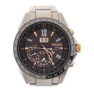 セイコー(SEIKO)のSEIKO セイコー 8Xシリーズ ASTRON アストロン 腕時計 SBXB151/8X42-0AE0-3 ステンレススチール セラミック  シルバー ブラック ゴールド ビッグデイト GPS ソーラー電波 【本物保証】(腕時計(アナログ))