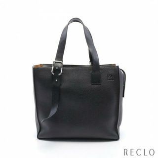 ロエベ(LOEWE)のバックル ショルダーバッグ トートバッグ レザー ブラック(トートバッグ)