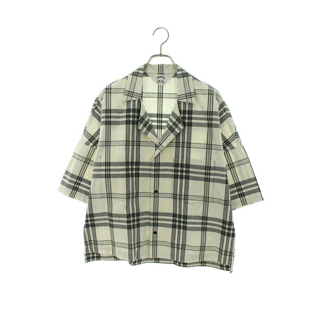 トップスサンシー  19SS  CHECK FRIED SHRIMP SHIRT  19S21 チェック フライド シュリンプ半袖シャツ メンズ 3