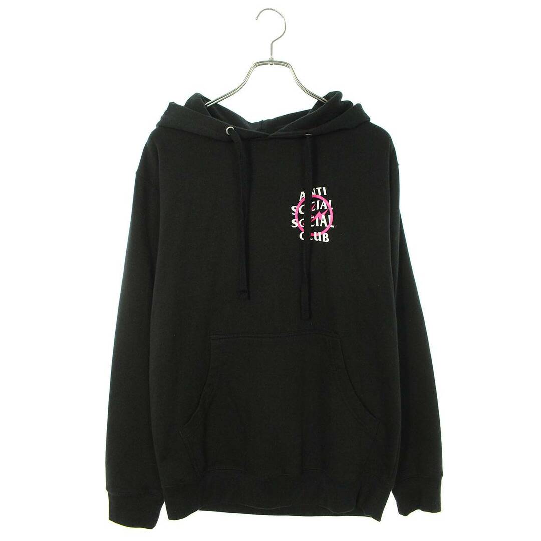 アンチソーシャルソーシャルクラブ ×フラグメントデザイン fragment design  Bolt Hoodie ロゴプリントプルオーバーパーカー メンズ S