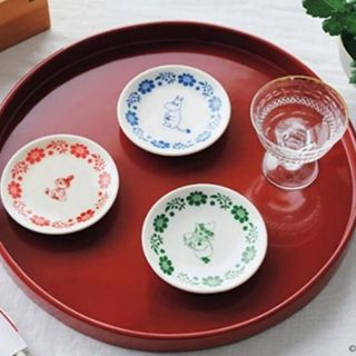 ムーミン(MOOMIN)のエッセ　23年新年号　ムーミン豆皿３枚セット(食器)