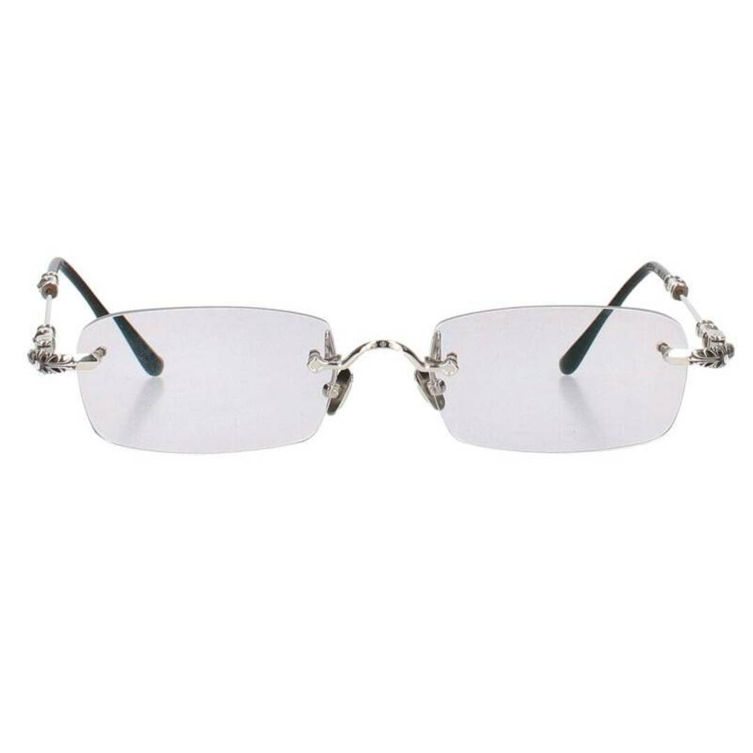 クロムハーツ  PILLSIII フローラルテンプルリムレス眼鏡 メンズ 55□20 144ファッション小物