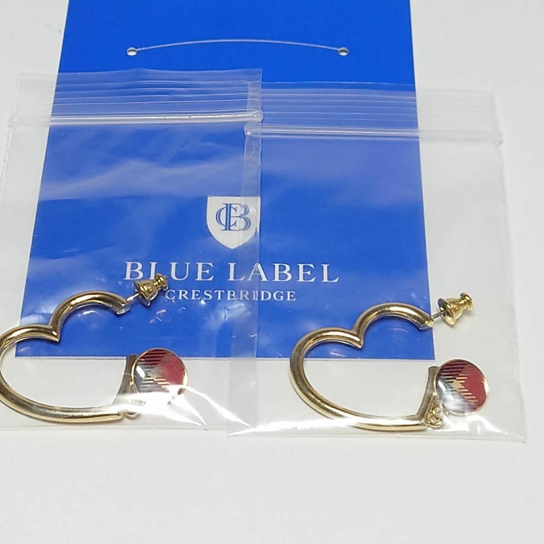 BLUE LABEL CRESTBRIDGE(ブルーレーベルクレストブリッジ)の【新品タグ付き】ブルーレーベルクレストブリッジ ハートモチーフフープピアス レディースのアクセサリー(ピアス)の商品写真