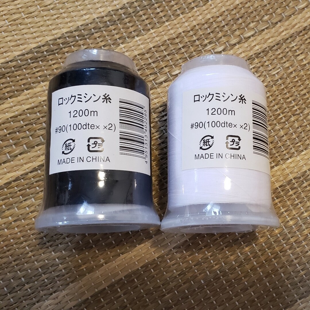NEW ロックミシン糸白