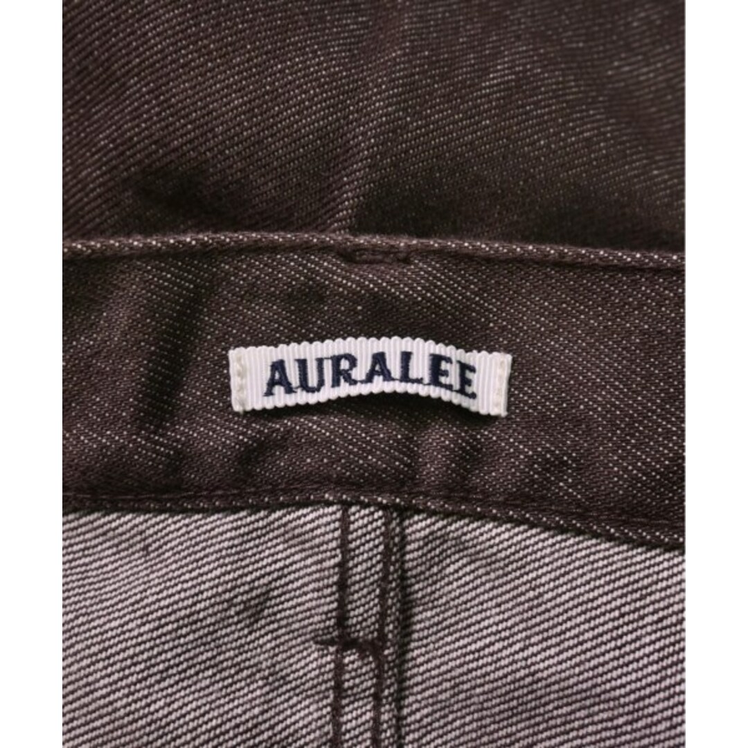 AURALEE(オーラリー)のAURALEE オーラリー デニムパンツ 28(S位) 茶 【古着】【中古】 メンズのパンツ(デニム/ジーンズ)の商品写真